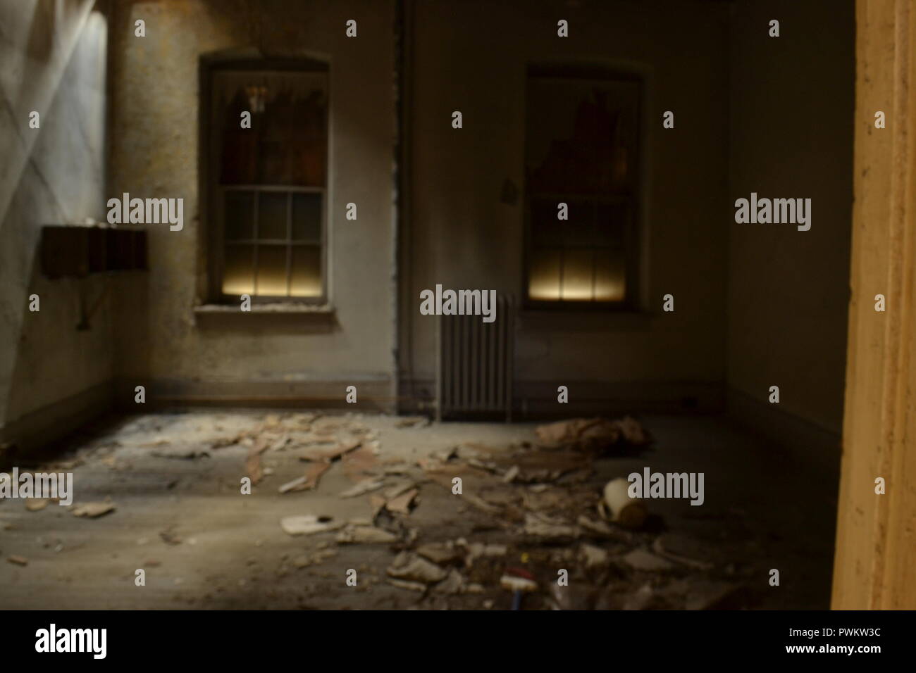 Hoffnung in einer dunklen Situation Stockfoto