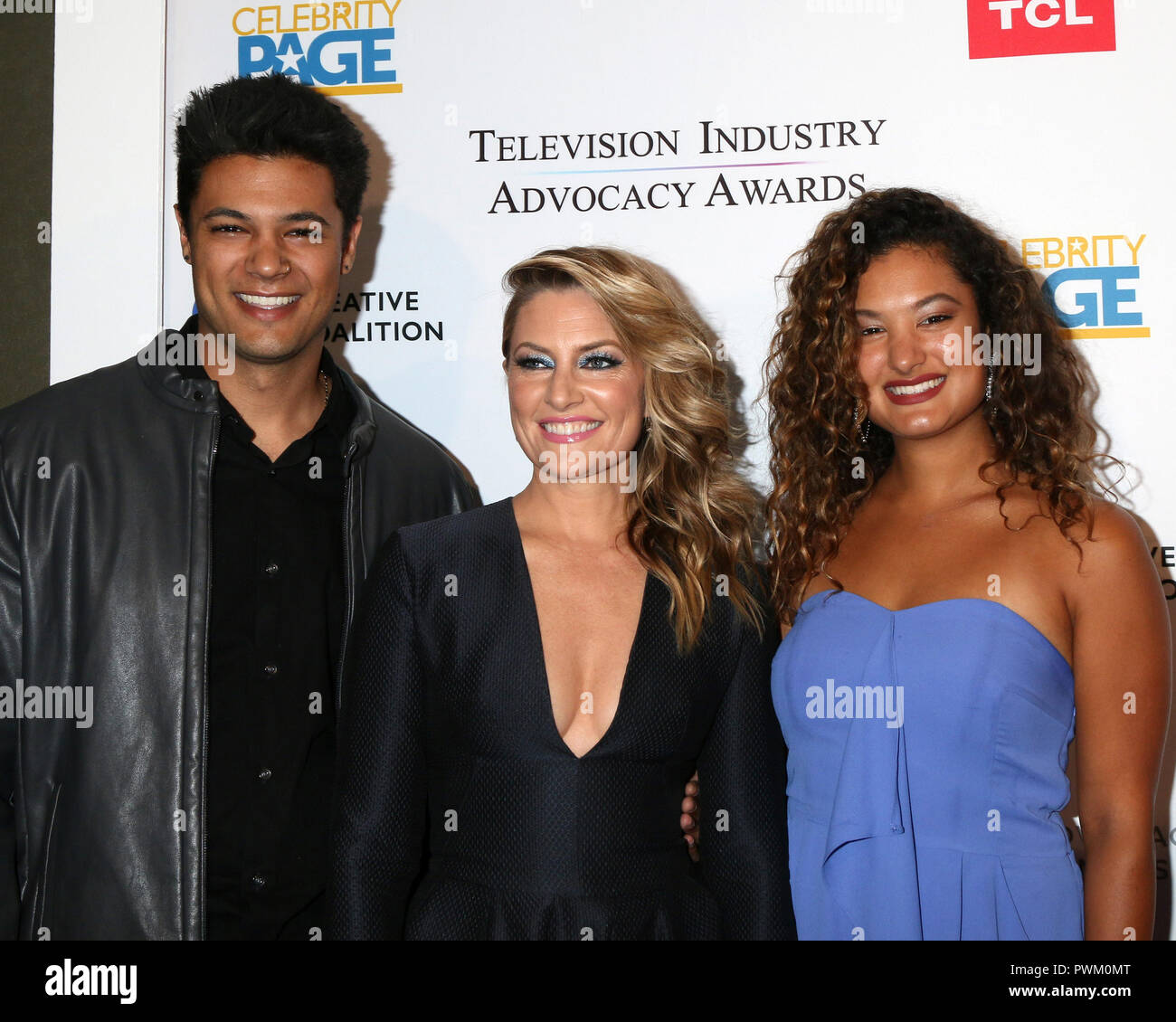 LOS ANGELES - SEP 15: Sylvester Time Amick-Alexis, Madchen Amick, Mina  Tobias Amick-Alexis bei den Television Industry Advocacy Awards 2018 im  Sofitel Los Angeles am 15. September 2018 in Beverly Hills, CA  Stockfotografie - Alamy