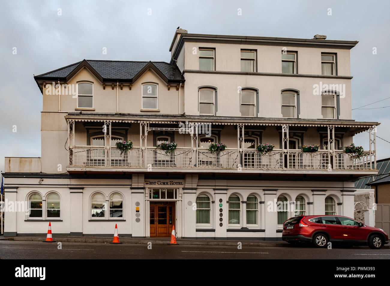 West Cork Hotel, Skibbereen, West Cork, Irland. Stockfoto