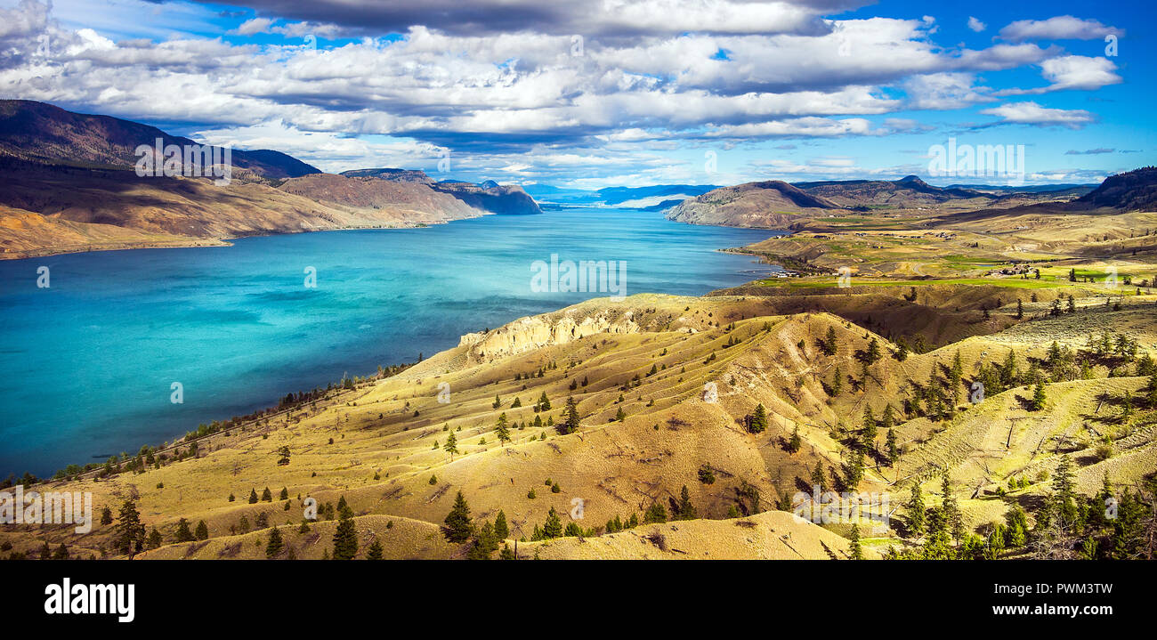 Aussichtspunkt an Savona in Kamloops Lak British Columbia Kanada Stockfoto