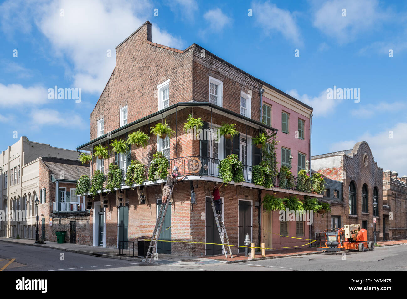 Gebäude im französischen Viertel Stockfoto