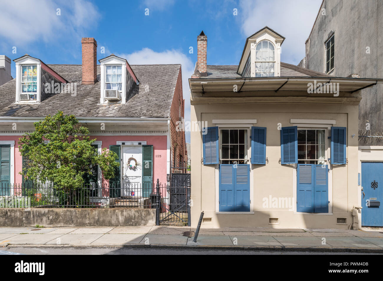 Gebäude im französischen Viertel Stockfoto