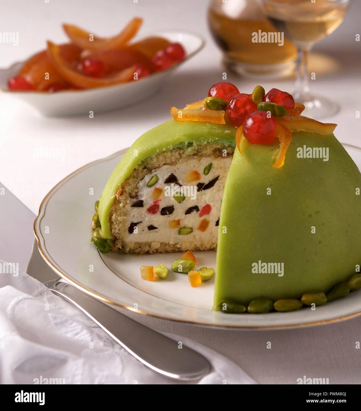 Dessert Mit Ricotta Und Sahne