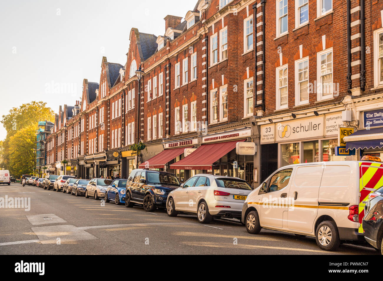 Eine typische Ansicht in London Stockfoto