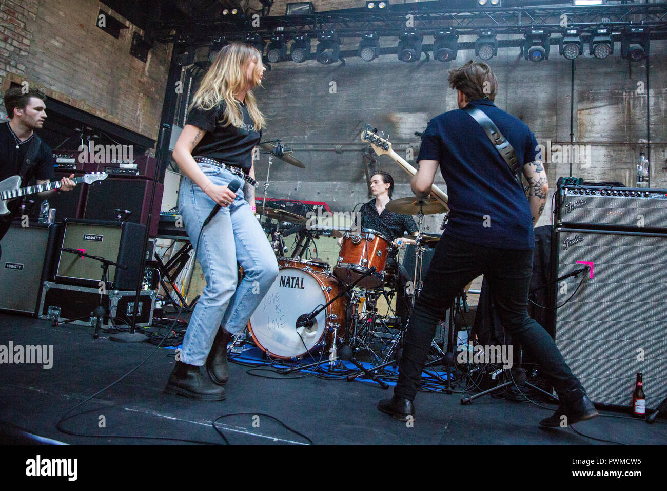 Marmozets-Hit im Norden Festival Mai 2018 Stockfoto