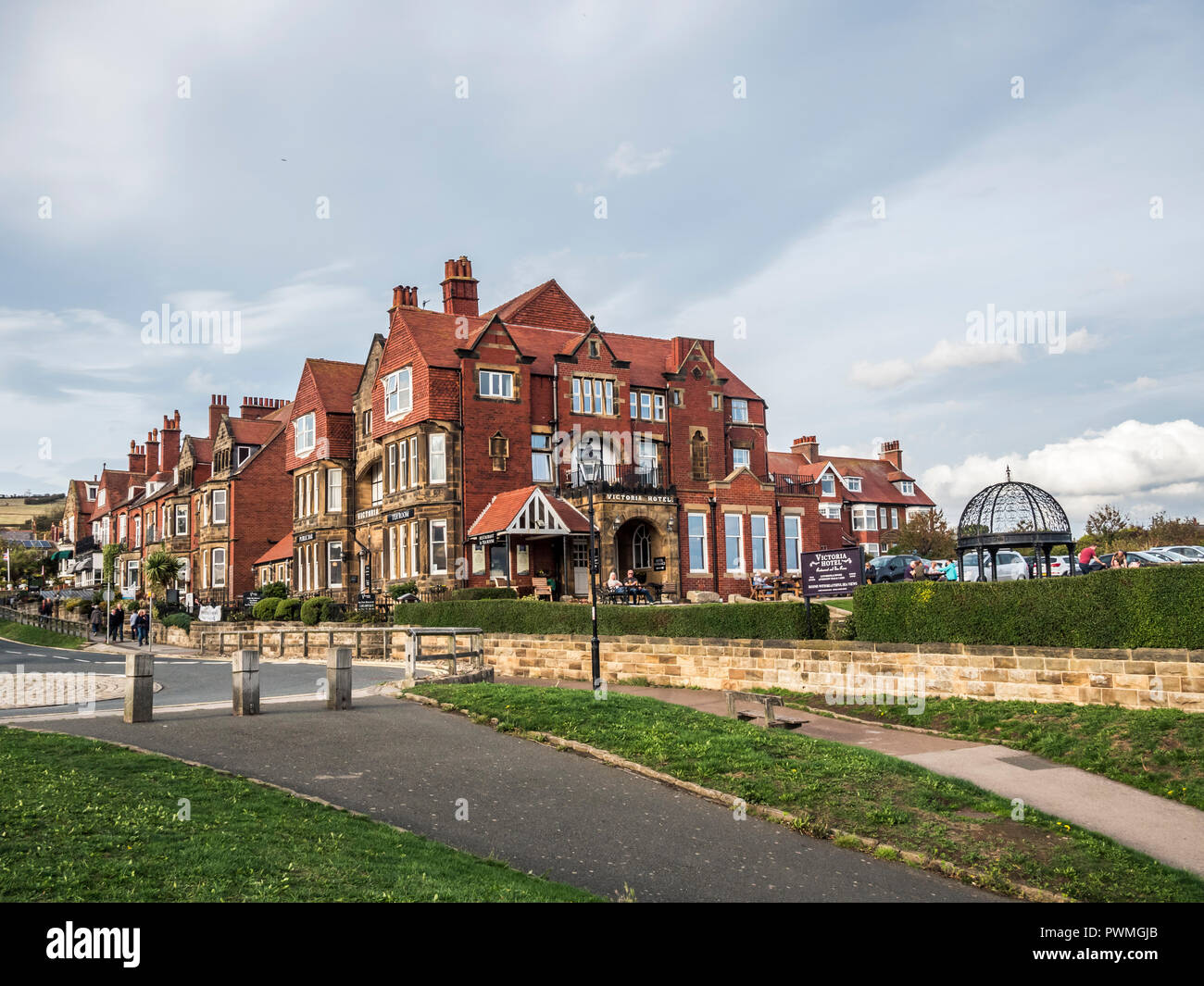 Robin Hood Bay Village street Szenen Stockfoto