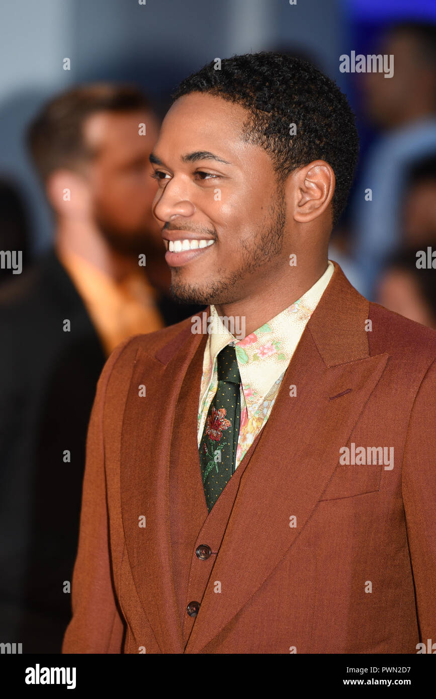 43 Toronto International Film Festival - Jeremia Terminator LeRoy-Premiere Mit: Kelvin Harrison Jr Wo: Toronto, Ontario, Kanada, wenn: 15 Sep 2018 Credit: Jaime Espinoza/WENN.com Stockfoto