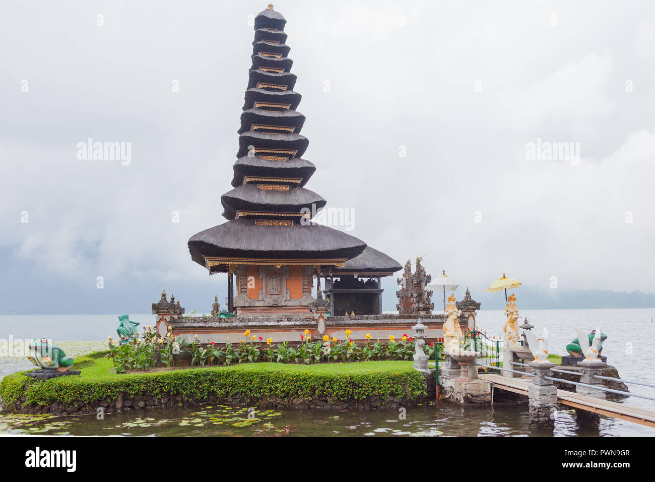 Pura Ulun Danu Tempel in Kuta, Bali, Indonesien Stockfoto