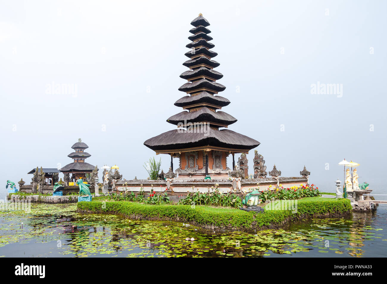 Pura Ulun Danu Tempel in Kuta, Bali, Indonesien Stockfoto