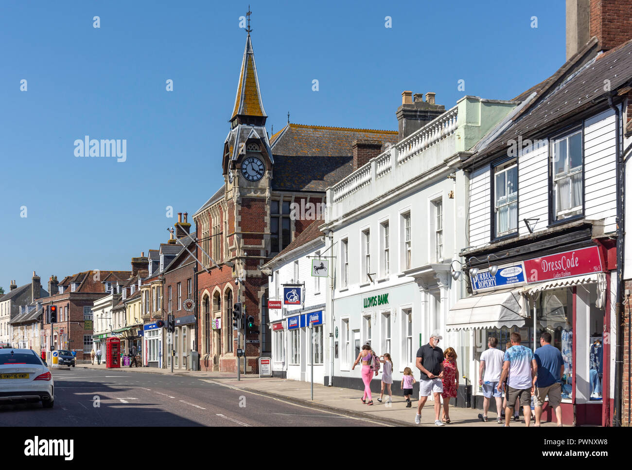 Wareham Rathaus & Museum, North Street, Wareham, Dorset, England, Vereinigtes Königreich Stockfoto