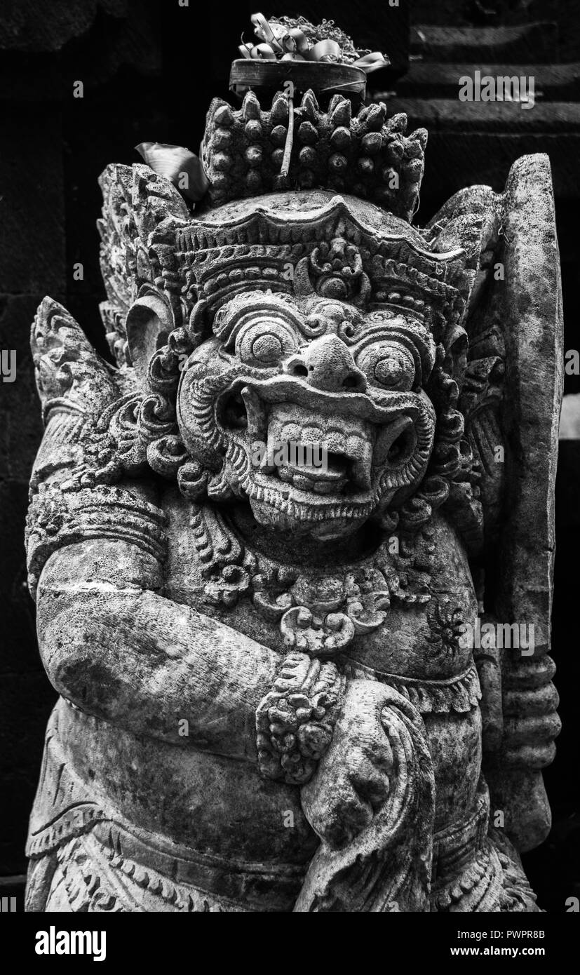 Statue in Besakih Tempel, Bali, Indonesien Stockfoto