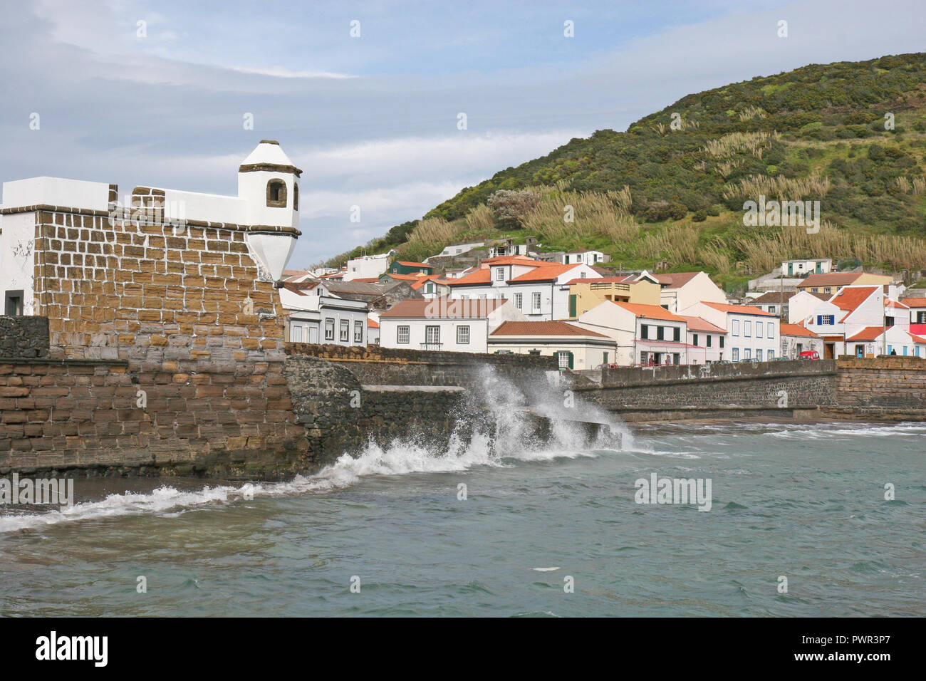 Forte de São Sebastião am Wasser Stockfoto