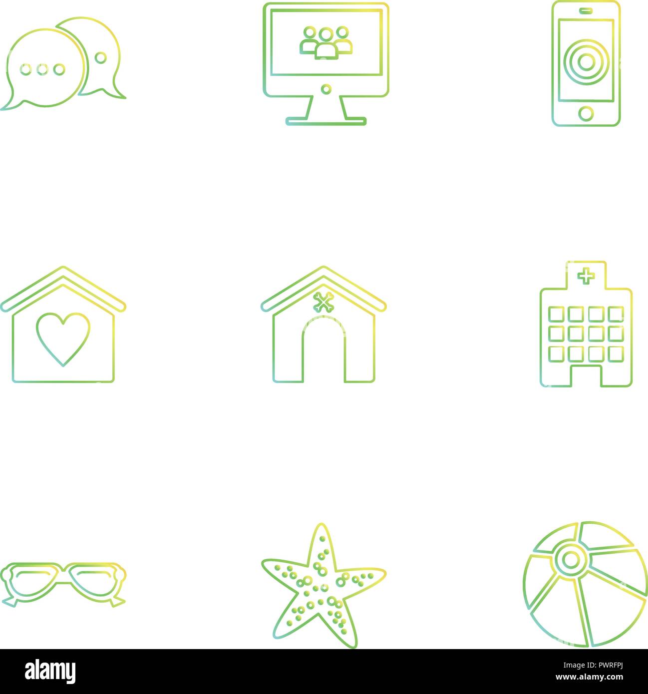 Handy Computer Technologie Anrufe Haus Telefon Wlan Internet Diagramm Navigationen Symbol Vector Design Flach Sammlung Stil Creat Stock Vektorgrafik Alamy