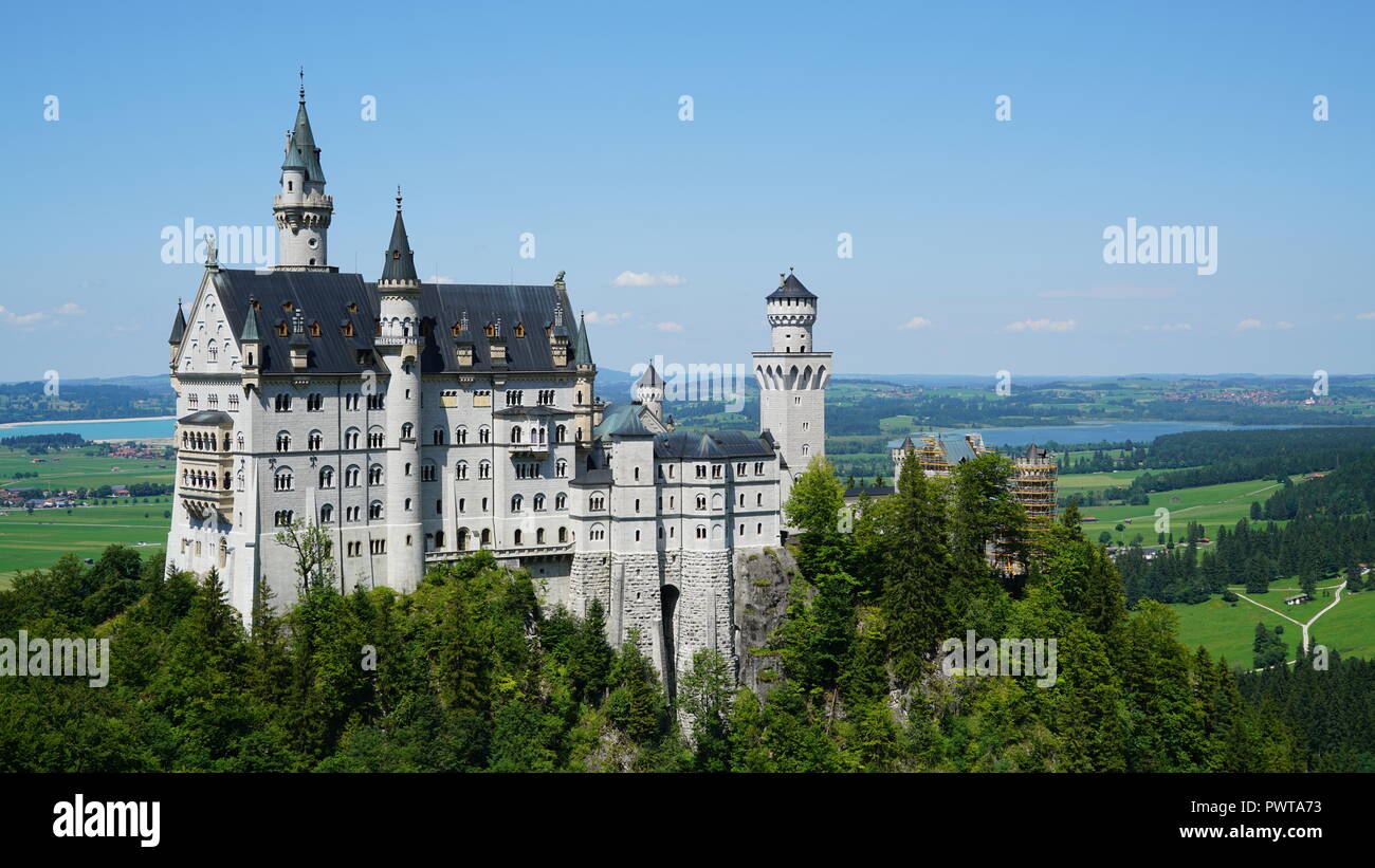Schloss Neuschwanstein Stockfoto