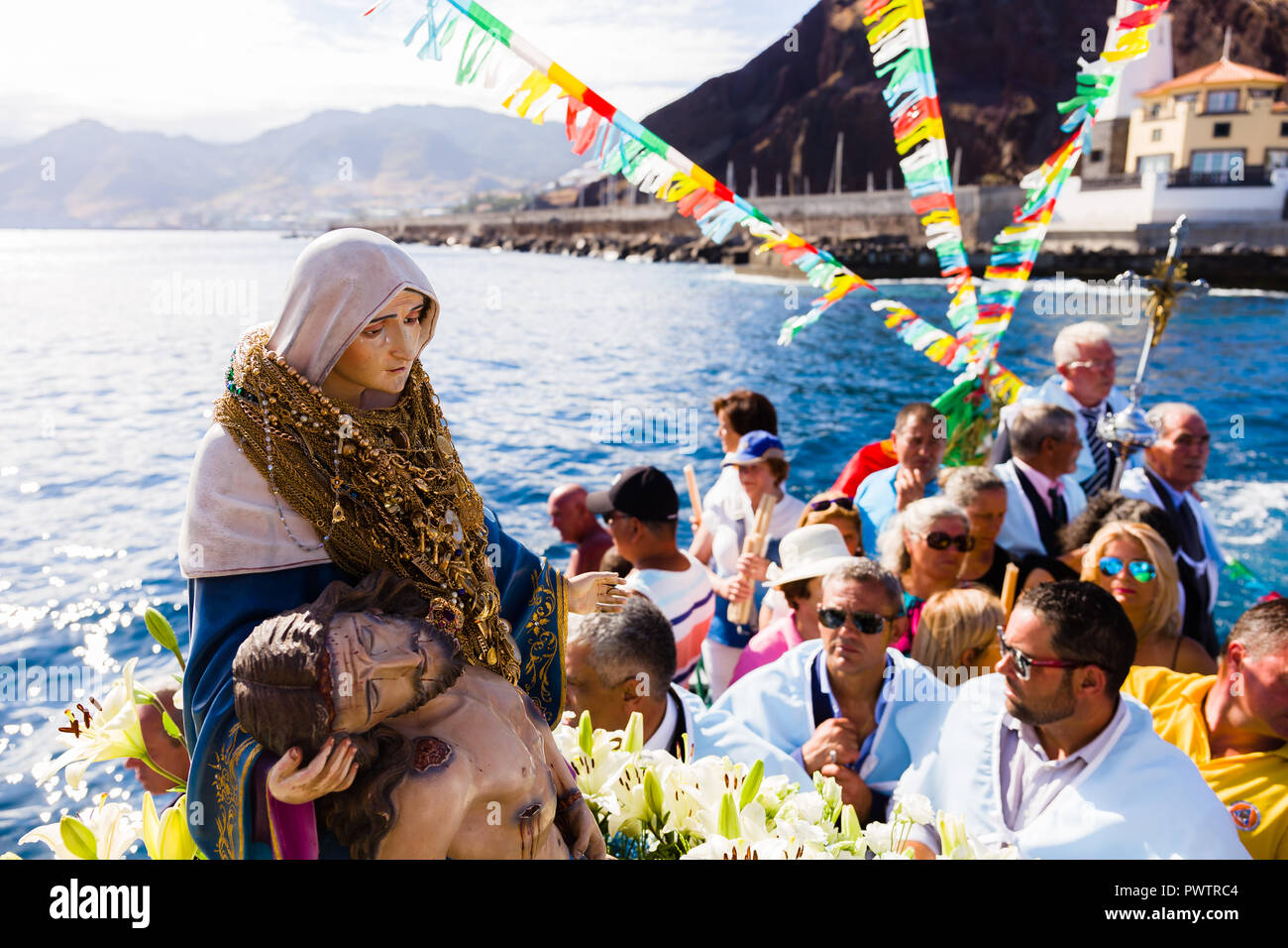"Nossa Senhora dos Milagres" fest in Canical, Madeira Island, Portugal, September 2018. Stockfoto