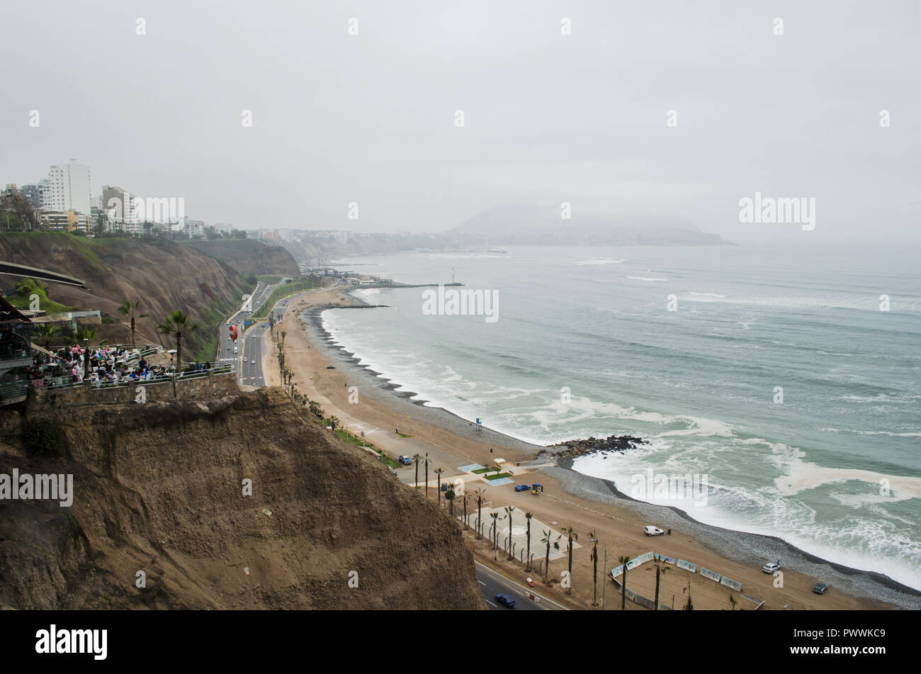 Malecon, Lima Stockfoto