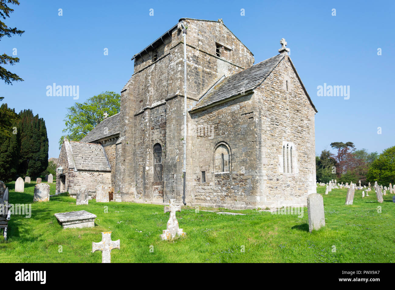 St. Nicholas Kirche, Church Road, North, Dorset, England, Vereinigtes Königreich Stockfoto