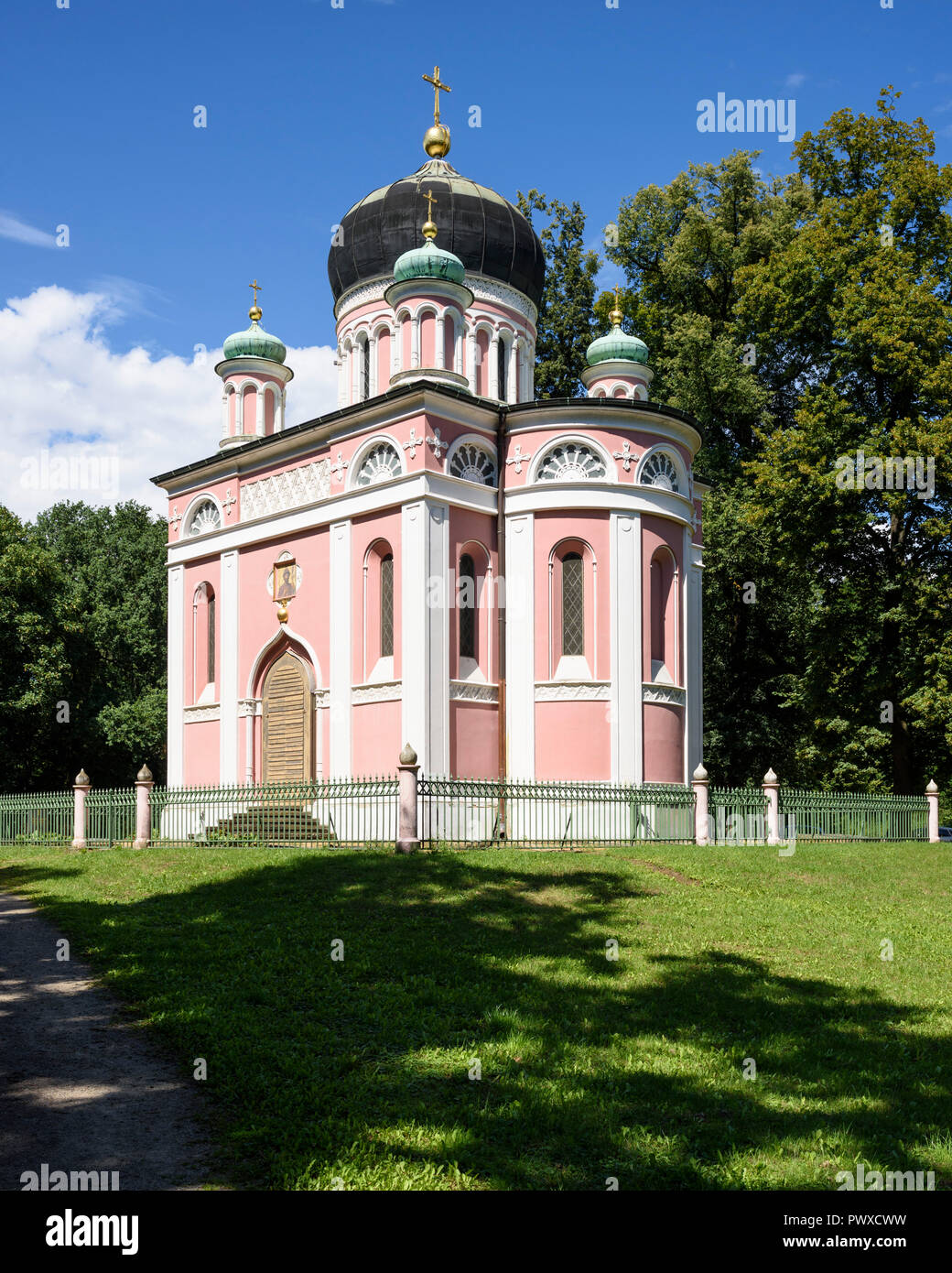 Potsdam. Berlin. Deutschland. Alexander-newski-Gedächtniskirche (Alexander-Newski-Gedächtniskirche), Russisch-orthodoxe Kirche errichtet für die Russische Bewohner Stockfoto