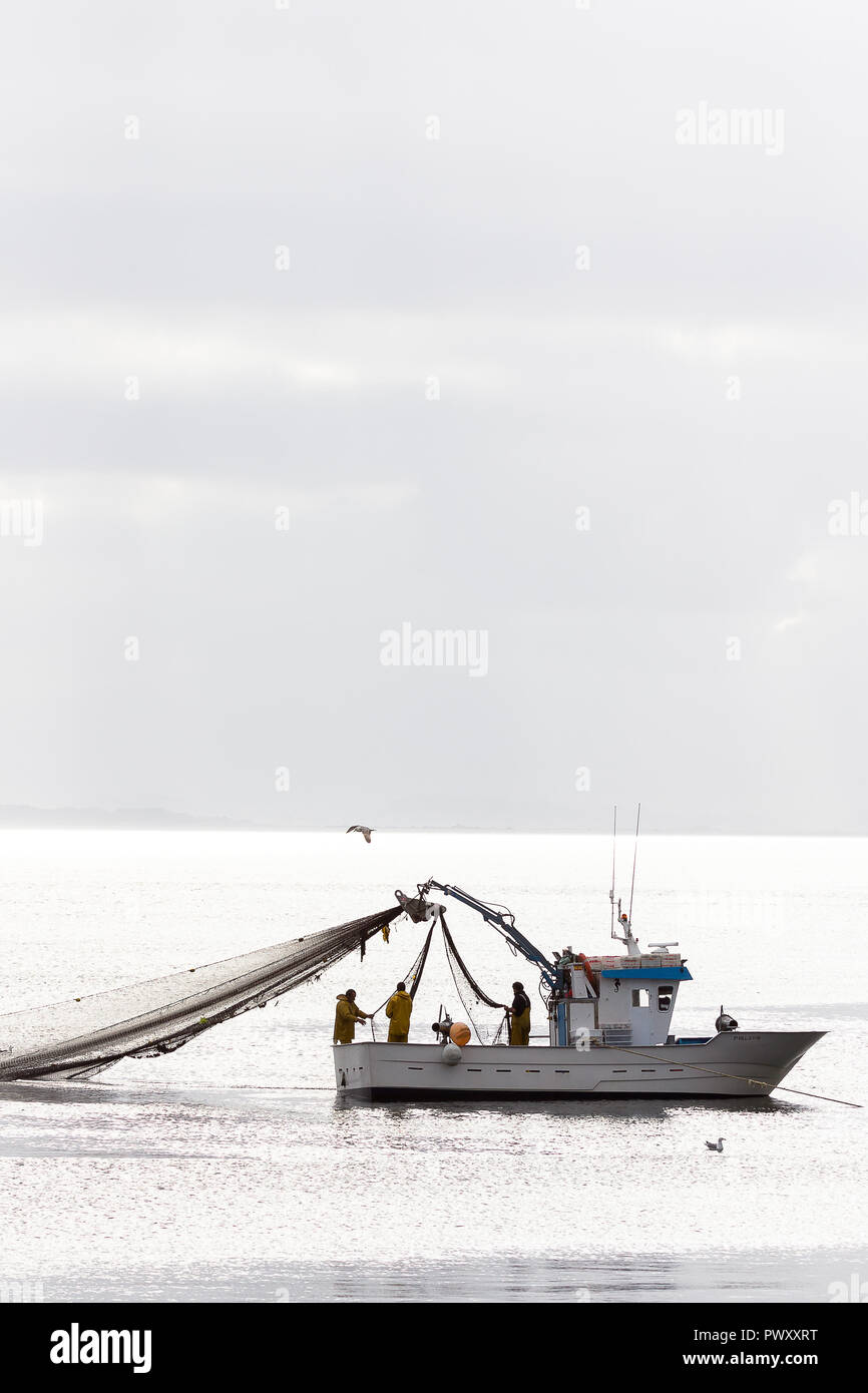 Barcos de pesca de cerco Stockfoto