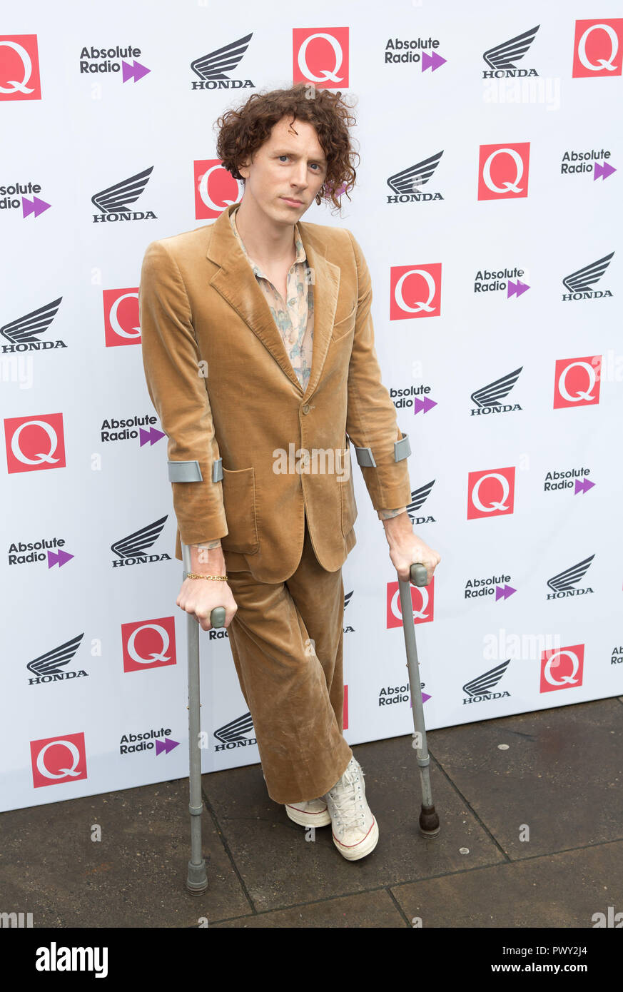 London, Großbritannien. Oktober 2018. The Round House Chalk Farm London, Großbritannien 17. Okt 2018 Blaine Harrison kommt bei den Q Awards 2018 in Verbindung mit Absolute Radio People an Bild: Blaine Harrison Kredit: Dean Fardell / Alamy Live News Stockfoto