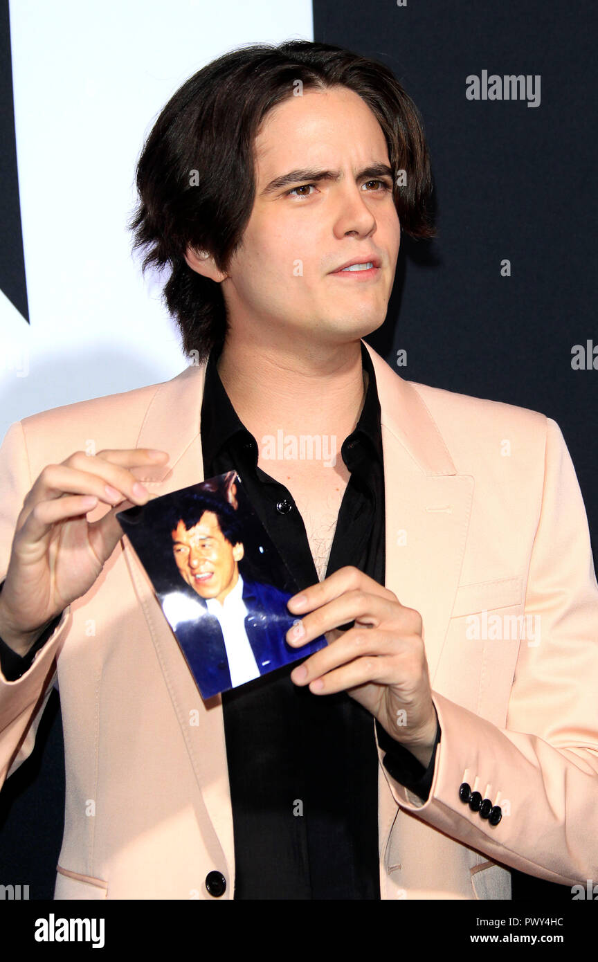 Meilen Robbins die Teilnahme an der "Halloween" Premiere in TCL Chinese Theatre am 17. Oktober 2018 in Los Angeles, Kalifornien. Stockfoto