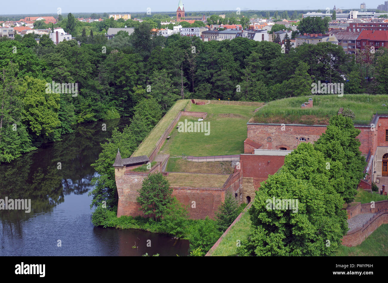 Spandau, Deutschland. Festung Spandau. Stockfoto