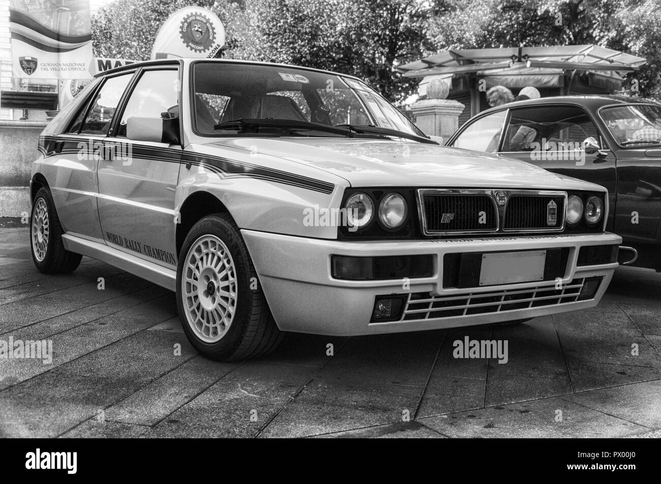 ANCONA, Italien - 23 - 2018: Lancia 037 MARTINI altes Auto Stockfoto