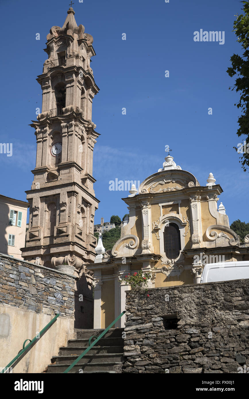 Kirche St. Johannes der Täufer in La Porta. Kościól świętego Jana Chrzciciela w La Porta. Stockfoto