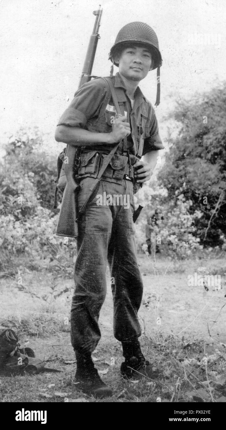 Vietnamkrieg RVN Republik Vietnam Soldaten Stockfoto