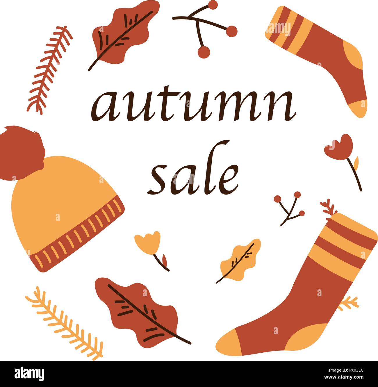 Herbst Sale Plakat der Rabatt promo Web Banner für herbstliche saisonal Einkaufen der maple leaf vektor Stock Vektor