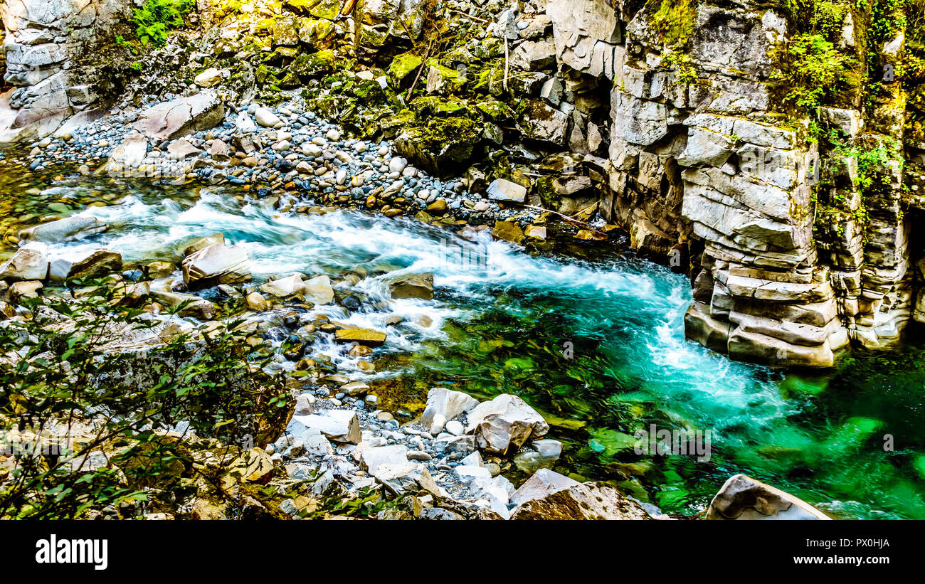 Die Coquihalla River An Der Coquihalla Canyon Provincial Park Und Die Othello Tunnels Der Alten Kettle Valley Railway Von Bc In Der Stadt Hoffen Kanada Stockfotografie Alamy