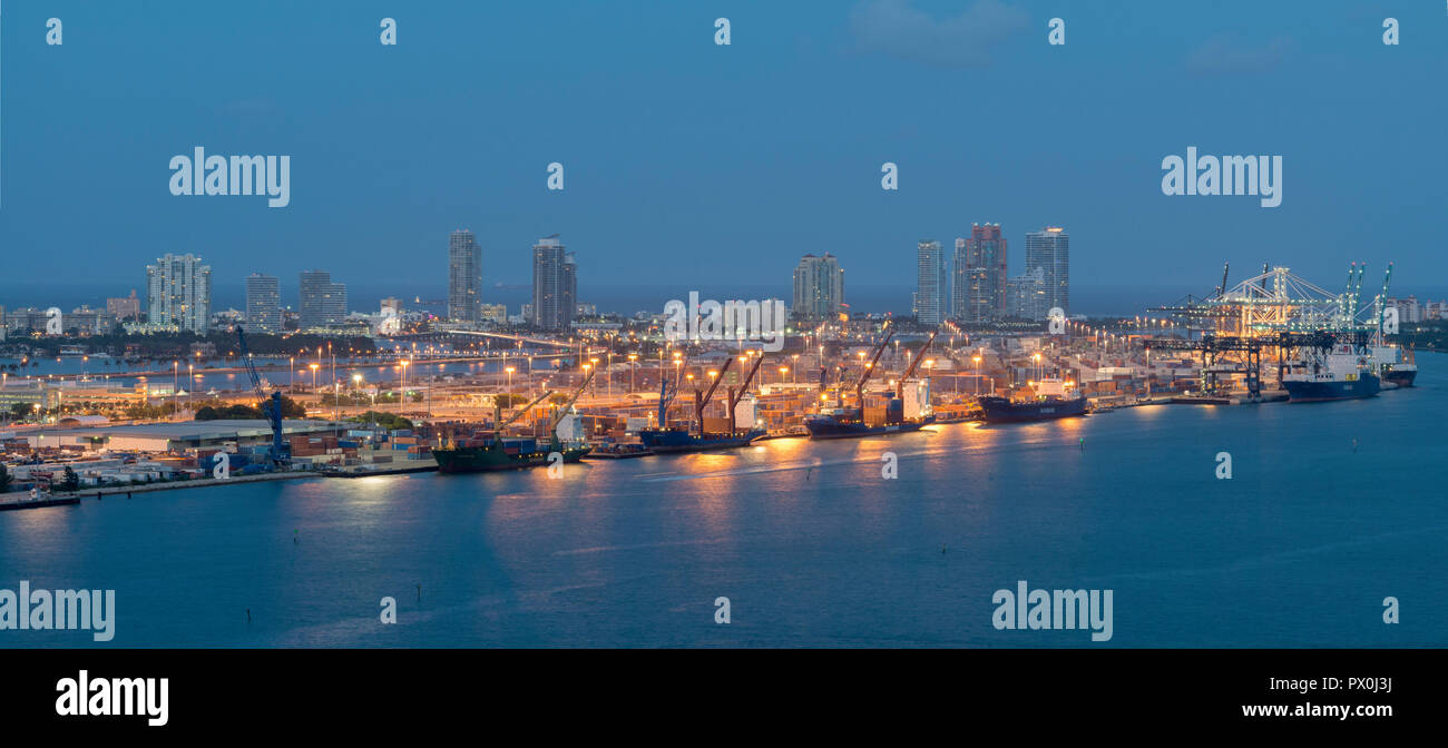 Regierung Docks, Miami, Florida, USA, Stockfoto
