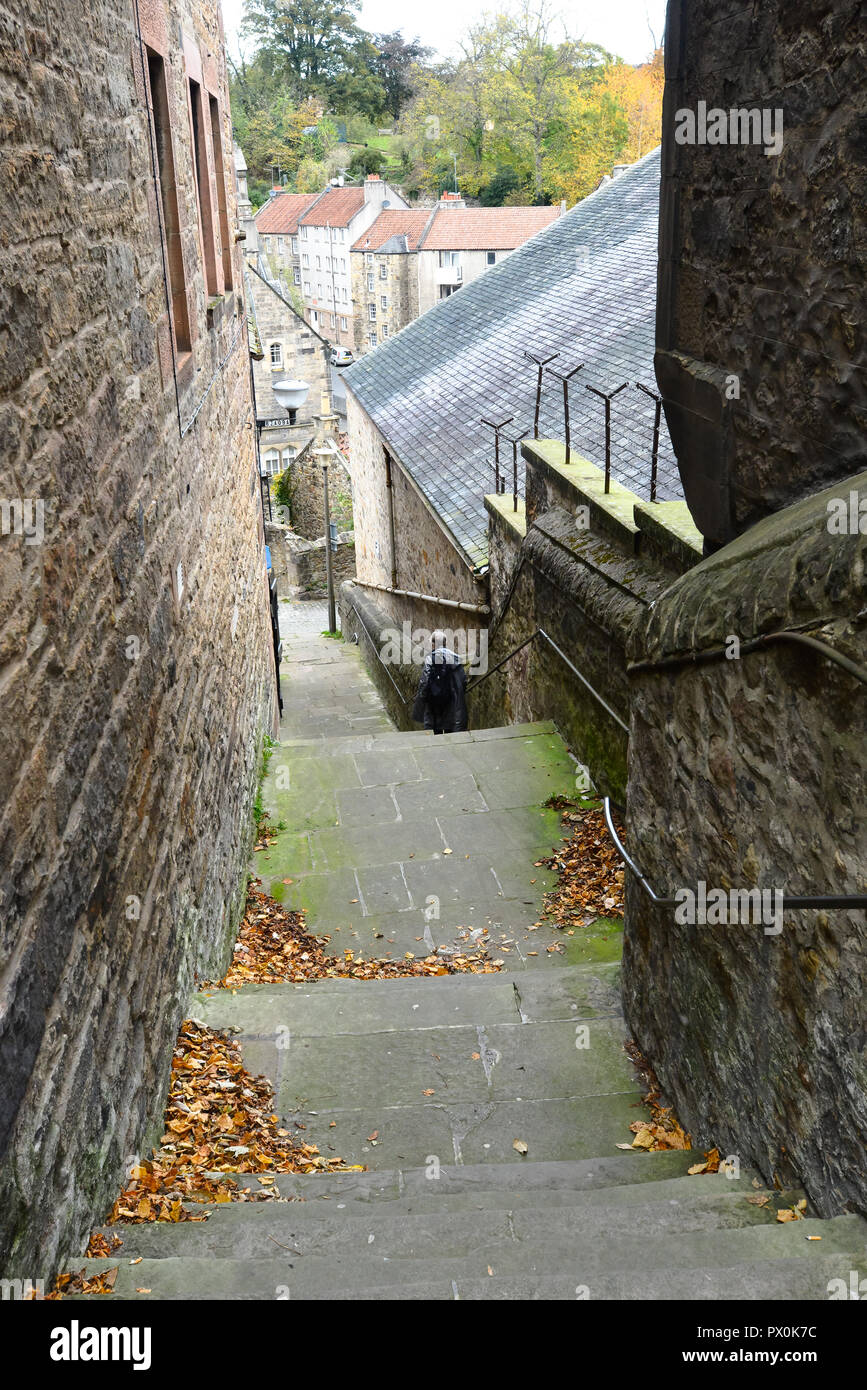 Dean Village Edinburgh Schottland Stockfoto