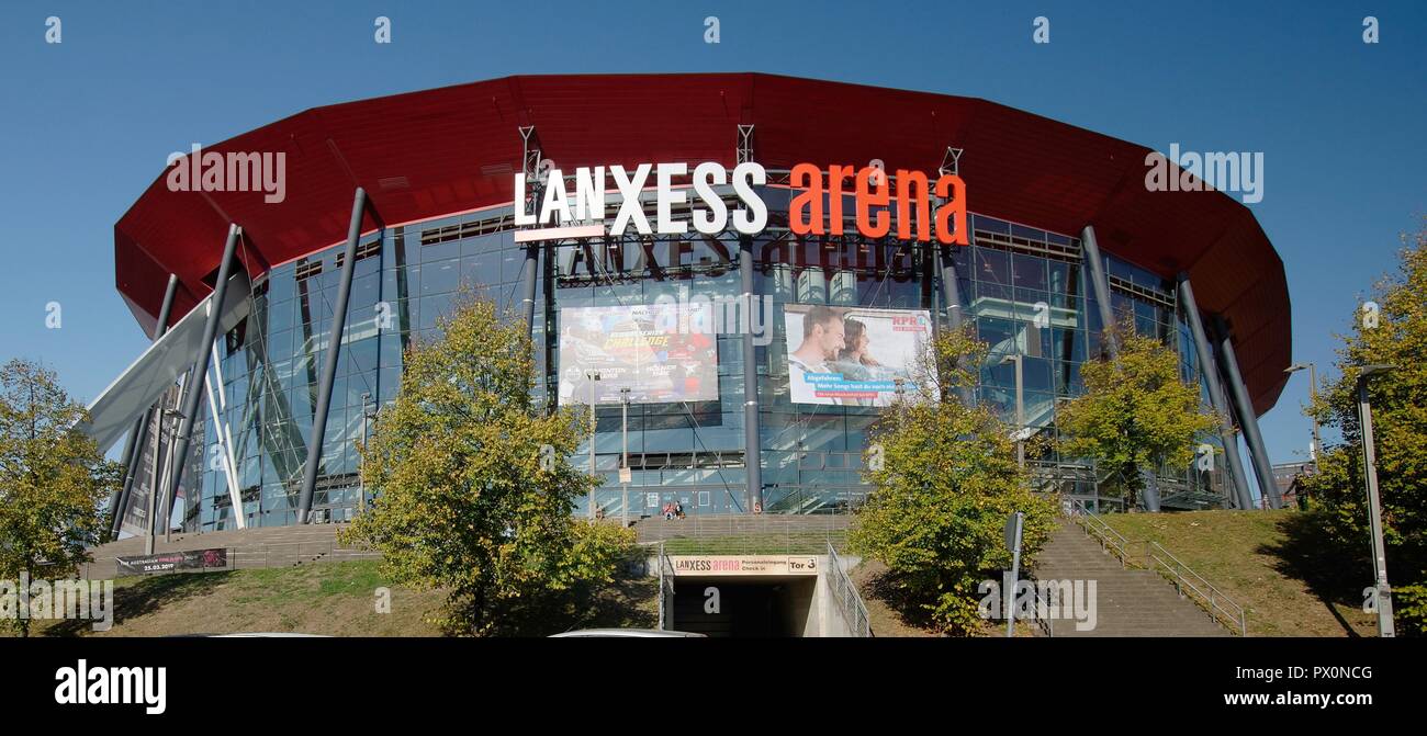 LANXESS Arena in Köln Stockfoto