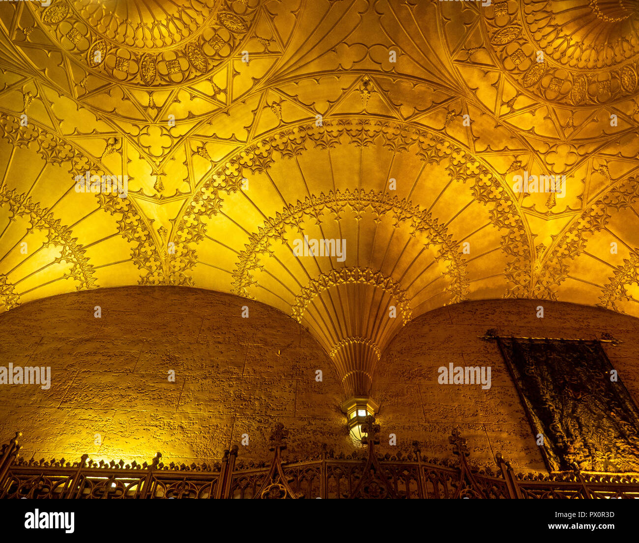 Ventilator Gewölbe des Foyer des Staatstheaters Market Street Sydney, NSW, Australien. Stockfoto