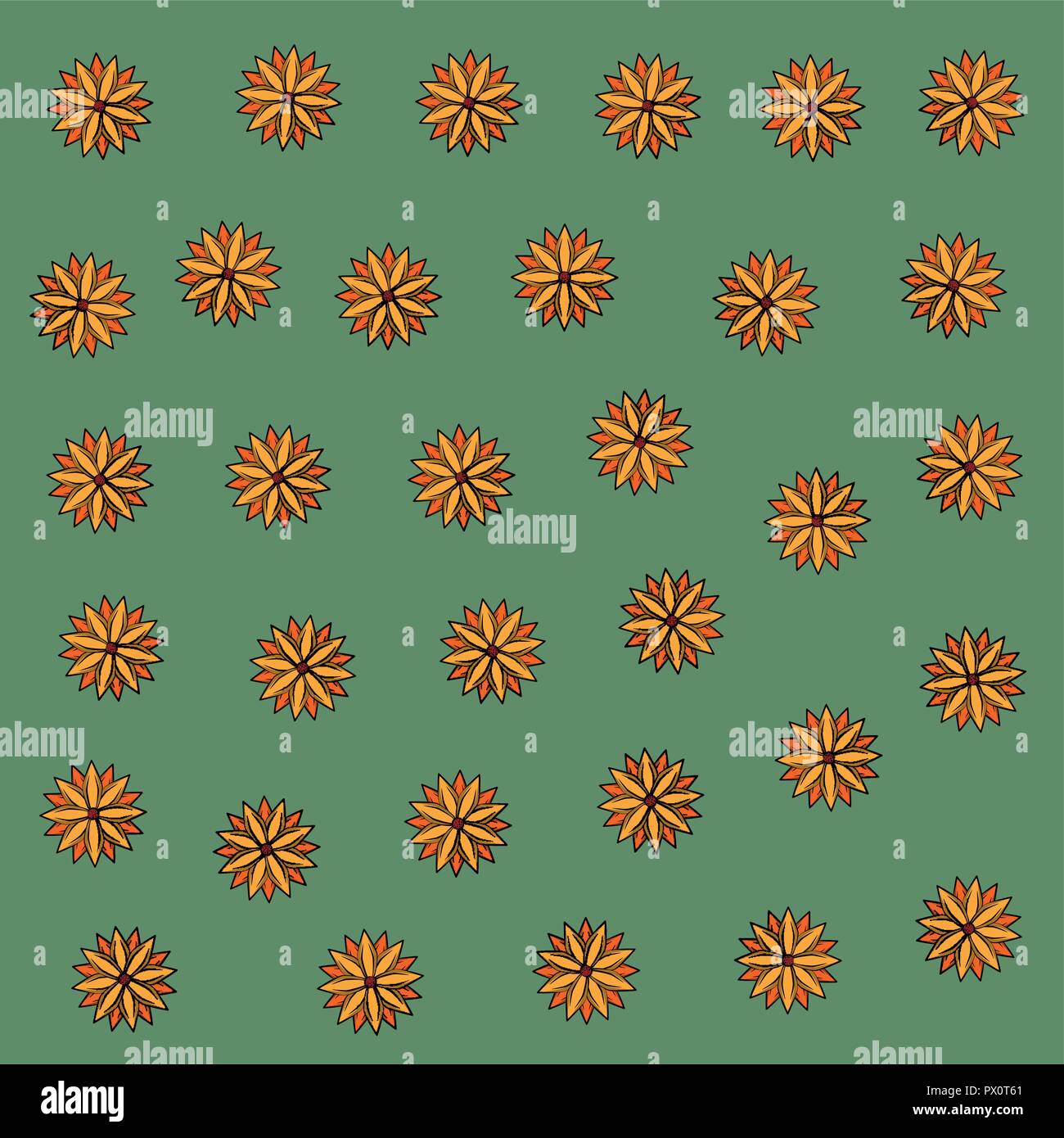 Blumen Hintergrund Muster Stock Vektor