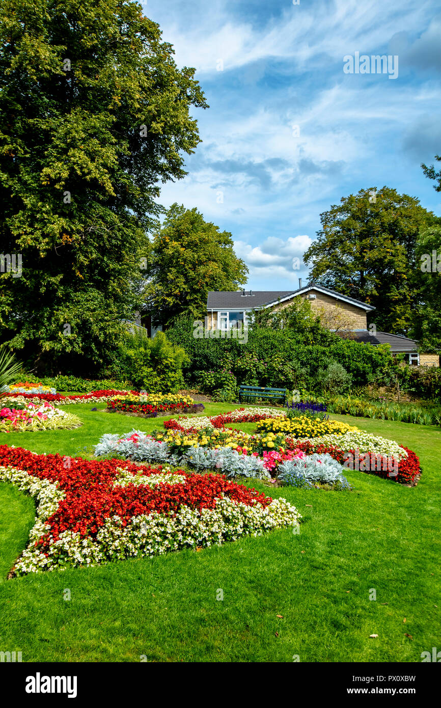 Sheffield, Großbritannien - 31 August 2018: Sheffield Botanische Gärten Stockfoto