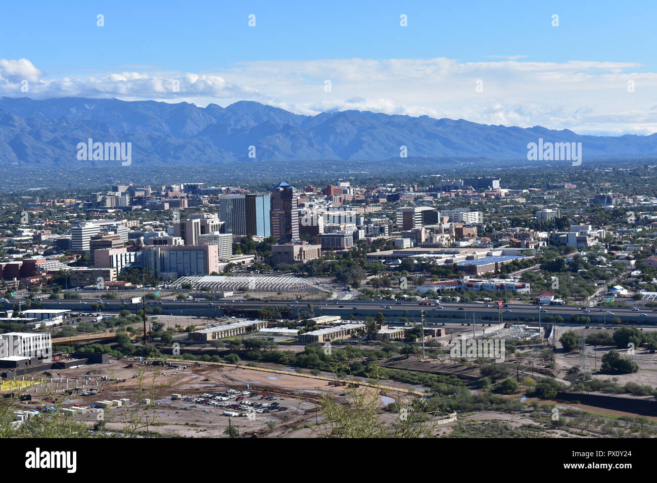 Tucson Skyline Stockfoto
