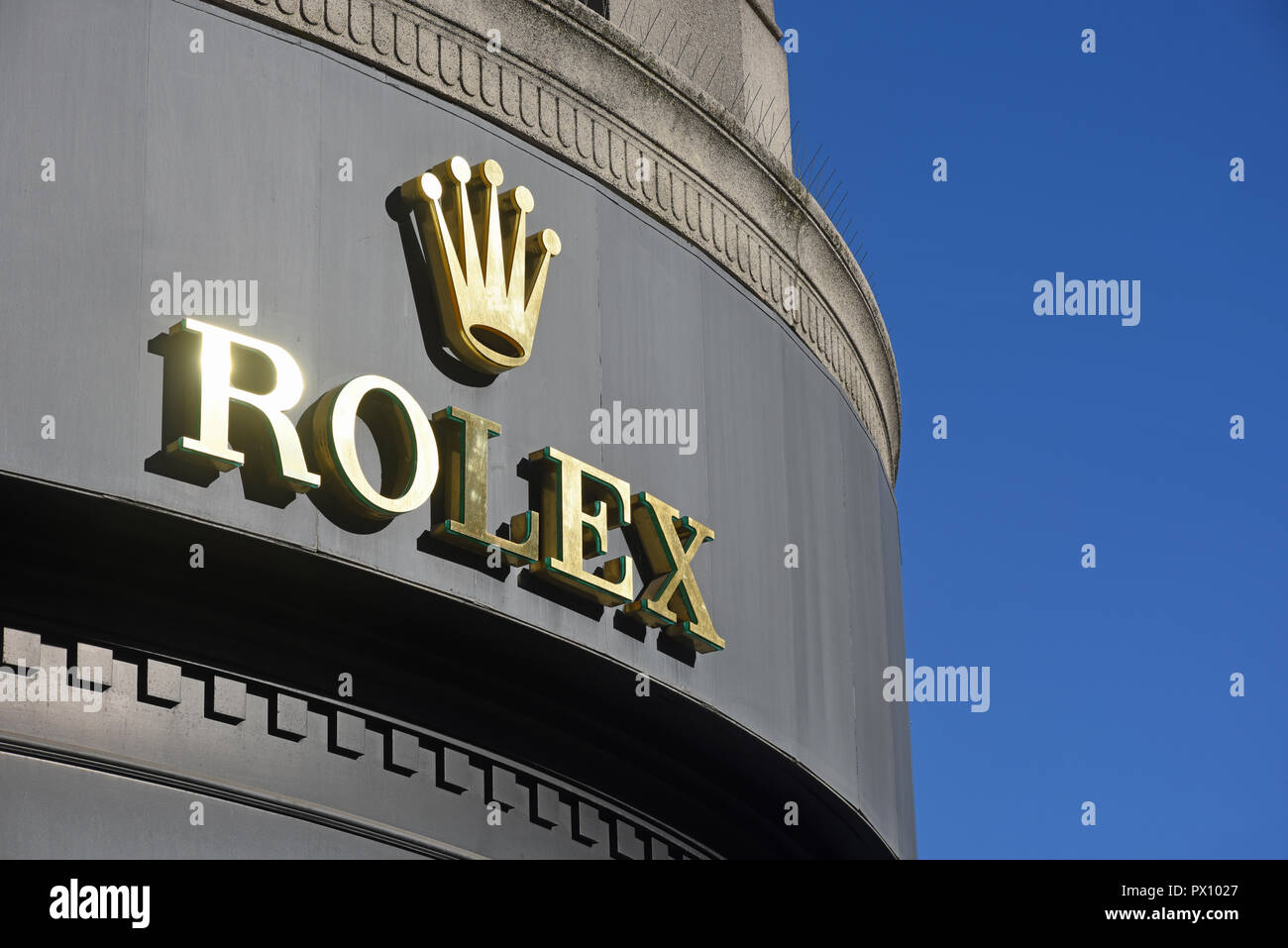 Brand Name Rolex Logo Stockfotos und -bilder Kaufen - Alamy