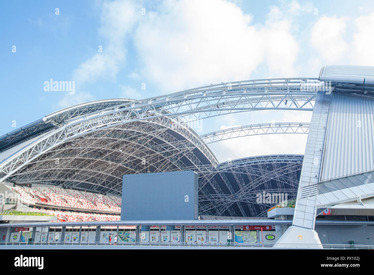 Nationalstadion von Singapur Stockfoto