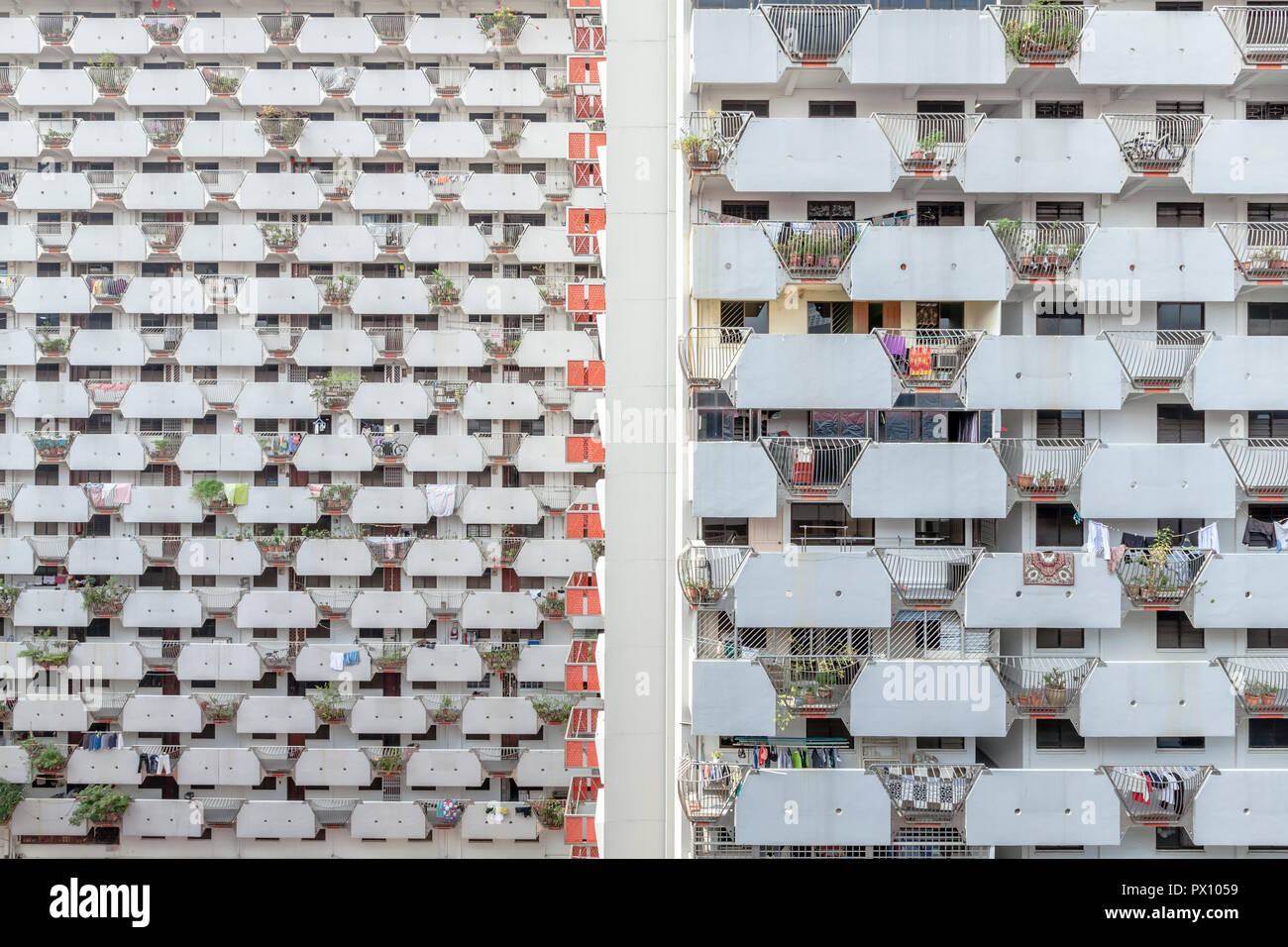 Selegie Haus, Singapur Stockfoto
