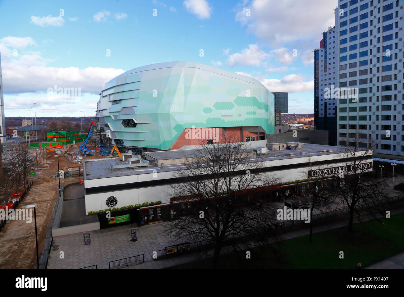 Leeds Erste direkte Arena im Bau Stockfoto