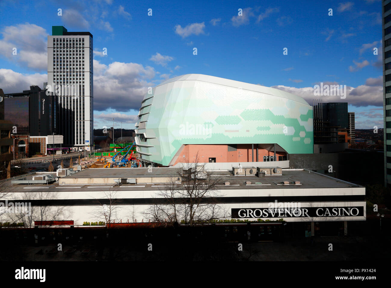 Leeds Erste direkte Arena im Bau Stockfoto