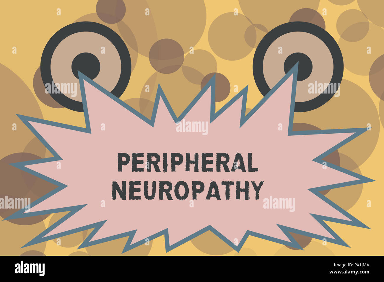 Text Zeichen zeigen, periphere Neuropathie. Konzeptionelle foto Zustand