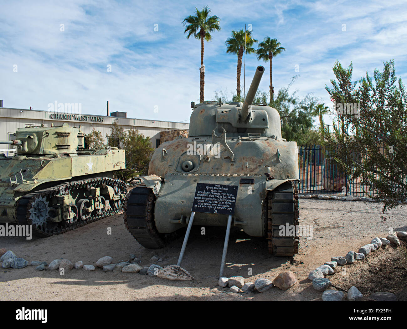 General George S. Patton Memorial Museum. Chiriaco Gipfel, Kalifornien, USA Stockfoto