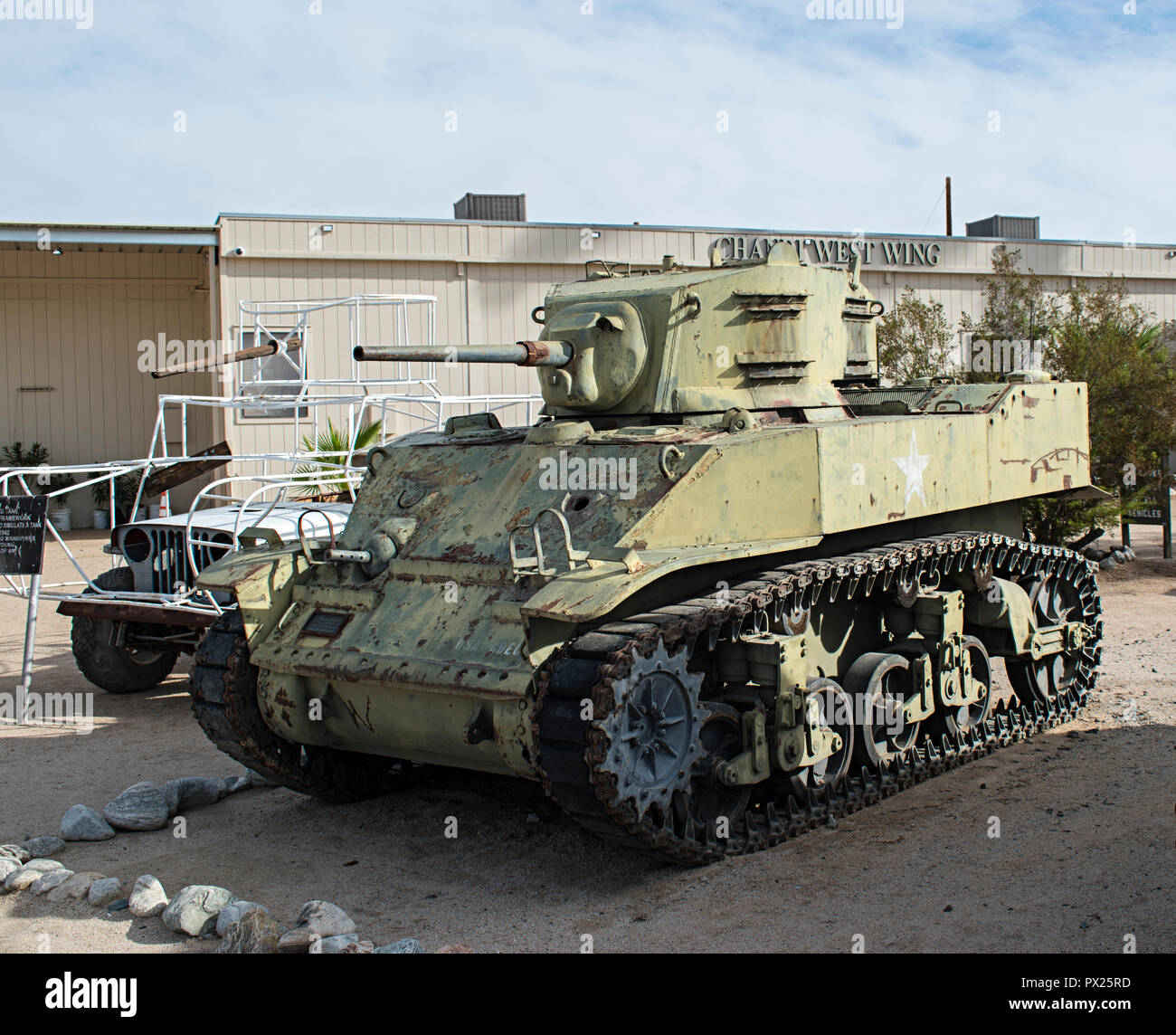 General George S. Patton Memorial Museum. Chiriaco Gipfel, Kalifornien, USA Stockfoto