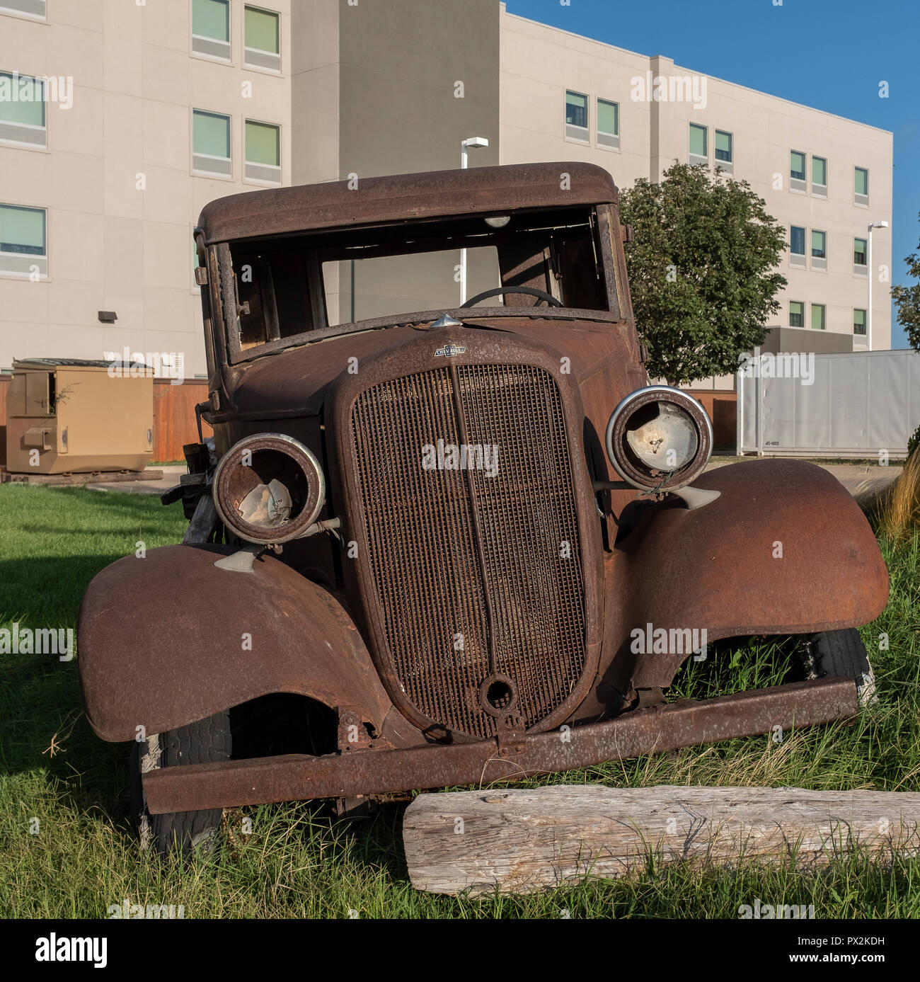 Rusty vintage Stapler Stockfoto
