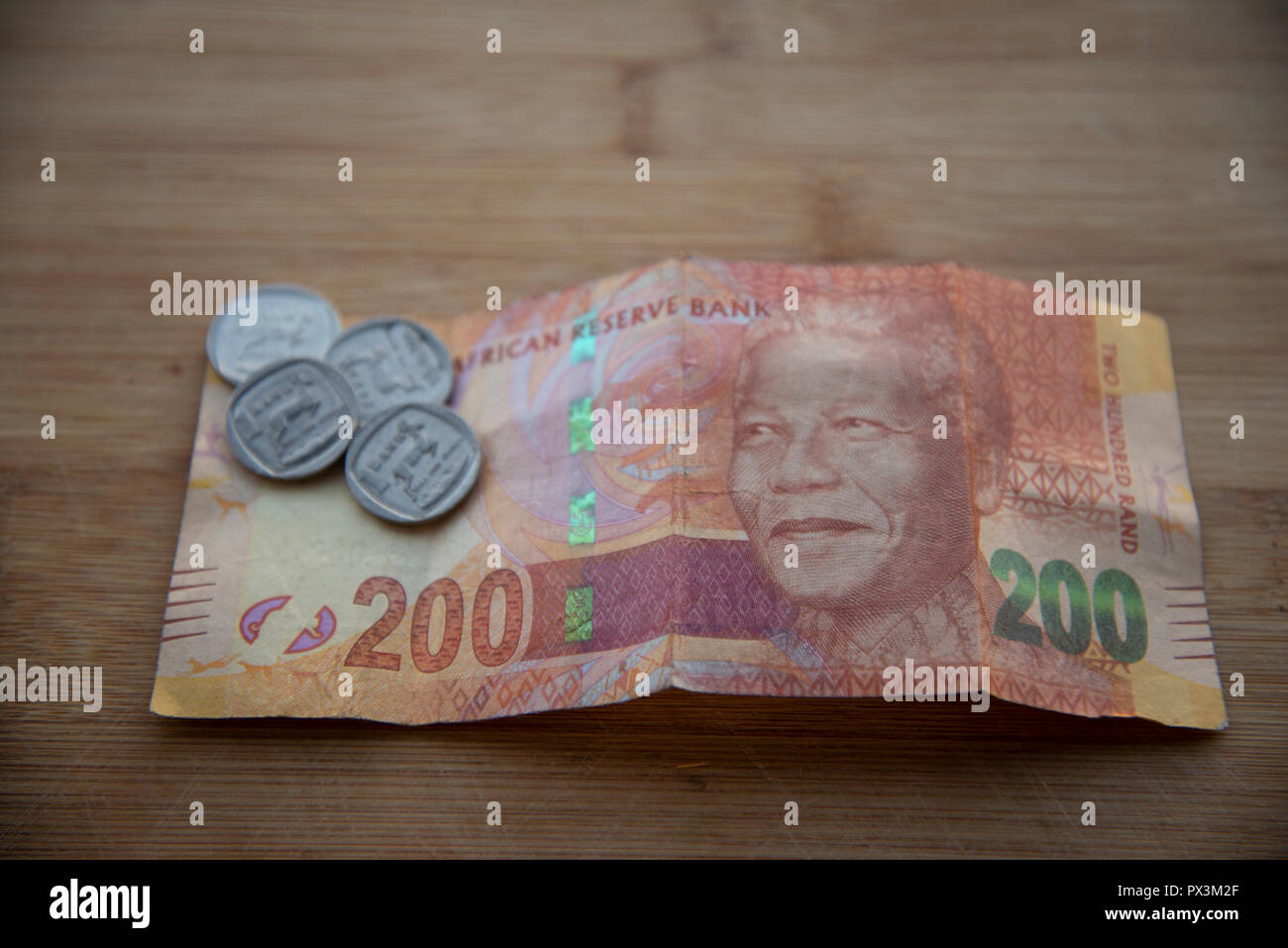 Johannesburg, Südafrika, 19. Oktober, 2018. Der Südafrikanische Rand wieder gewonnenen einige seiner jüngsten Verluste und fuhren in das Wochenende ein wenig stärker. Credit: Eva-Lotta Jansson/Alamy leben Nachrichten Stockfoto