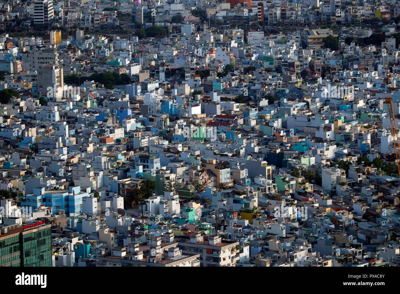 Stadtbild von Ho Chin Minh Skyline. Ho Chi Minh City. Vietnam. Stockfoto