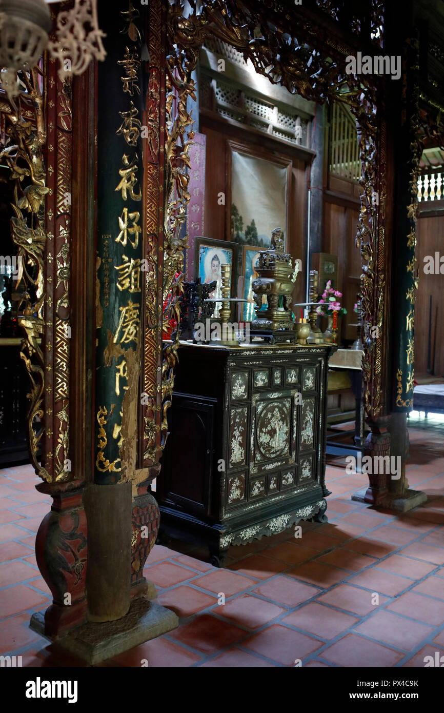 Altes Haus von Herrn Vo Van Kiet, eine mehr als 100 Jahre alten Haus. Cai. Vietnam. Stockfoto